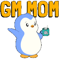 Mothers Day Hello Sticker by Pudgy Penguins