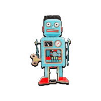 Robot Ai Sticker by BeeCat Creative