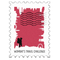 Travel Stamp Sticker by Wombat´s Hostels
