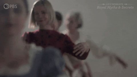 Lucy Worsley Dancing GIF by PBS