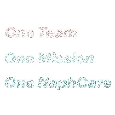 NaphCare giphyupload healthcare nurses one team Sticker