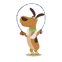 Dog Fitness Sticker by bosch Tiernahrung