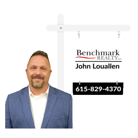 benchmarkrealtytn giphyupload john louallen Sticker