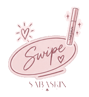 SABASKIN swipe up skincare swipe link in bio Sticker