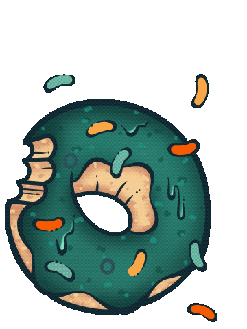 Thosedonuts giphyupload donut doughnuts sprinkles Sticker