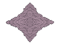 vicreg clouds tarot nubes fulgor Sticker