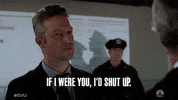 Be Quiet Dominick Carisi GIF by Law & Order