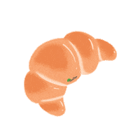 Croissant France Sticker by Life In Treetop