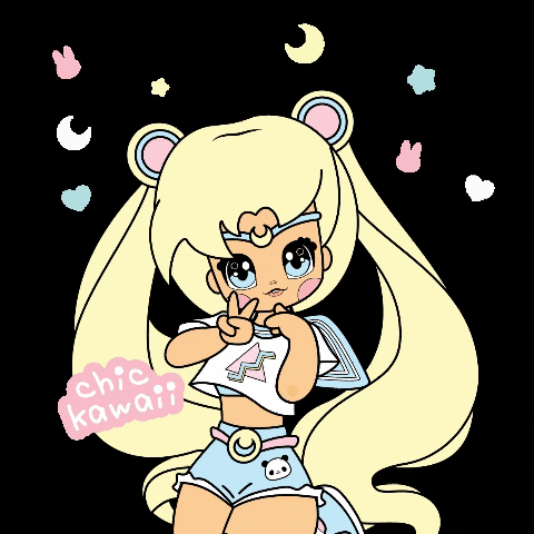 chickawaii love sweet link sailor moon GIF