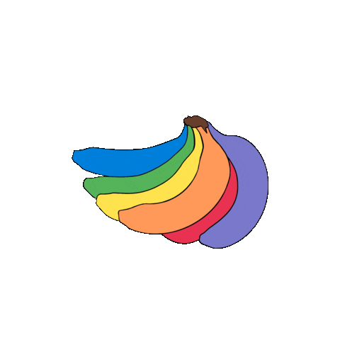littledrill giphyupload rainbow pride fruit Sticker