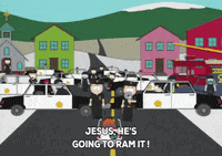 run police GIF by South Park 