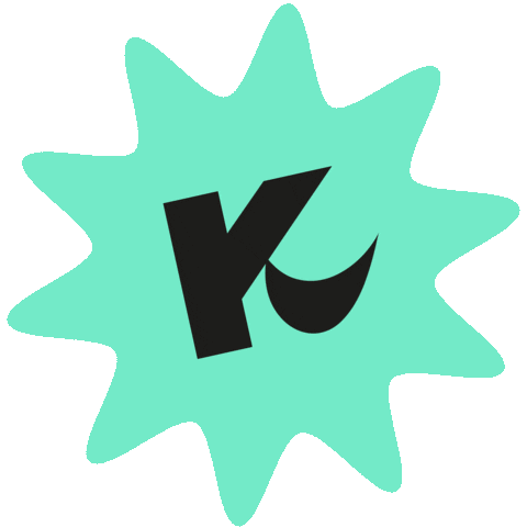 K Sticker by kayedoeslogos