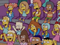 The Simpsons Reaction GIF by MOODMAN