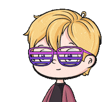Glasses John Sticker