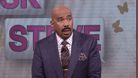 shrug GIF by Steve Harvey TV