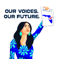 Voting Election Day Sticker by #GoVote