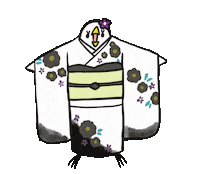 Japan Kimono Sticker