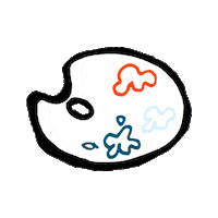 Colores Artista Sticker