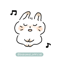 popomel_official excited song sing 귀여운 GIF