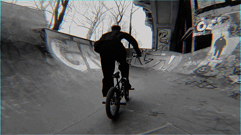kokosh-studio giphyupload urban bmx cyclist GIF