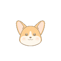 hellopitto love heart dog kiss Sticker