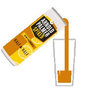 hole in one drinking Sticker by Arnold Palmer Spiked