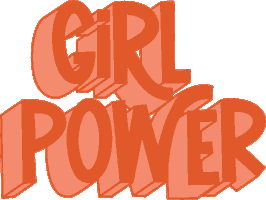 Women Power Typography Sticker by Megan McNulty