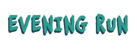 Text Running Sticker