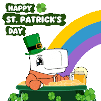 St Patricks Day Bitcoin Sticker by Ordinary Friends