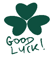 St Patricks Day Good Luck Sticker