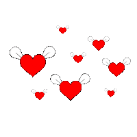 Fall In Love Hearts Sticker by Kaya Stewart