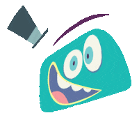 luisgadear happy animation smile cartoon Sticker