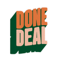 Done Deal Sticker by Habitat