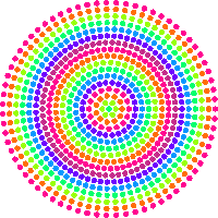 Rainbow Flower Sticker by ABBY