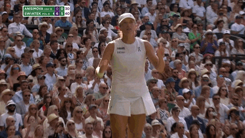 Iga Świątek GIF by Wimbledon