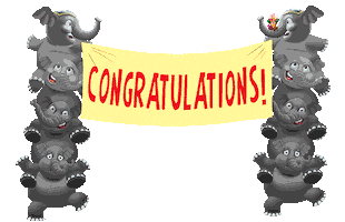 proud well done Sticker by Bill Greenhead