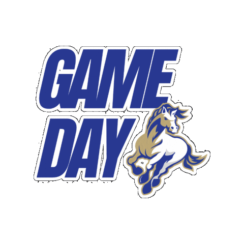 Mustangs Sticker by Divine Savior Academy