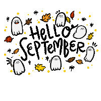Fall Hello September Sticker