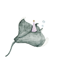 happy sea life Sticker by Feather Park Lettering