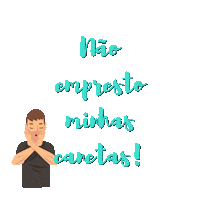 Caderno Canetas Sticker by Passa a Limpo Papelaria