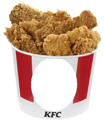 chicken mask Sticker