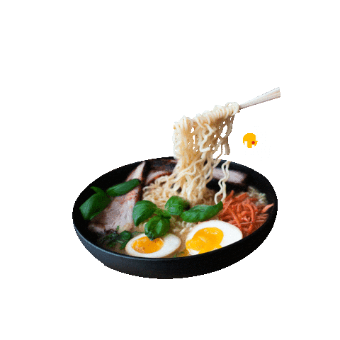 Noodles Asian Cuisine Sticker by Ty Ling