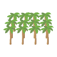 BrookfieldPlaceNY summer tropical palm palm tree Sticker