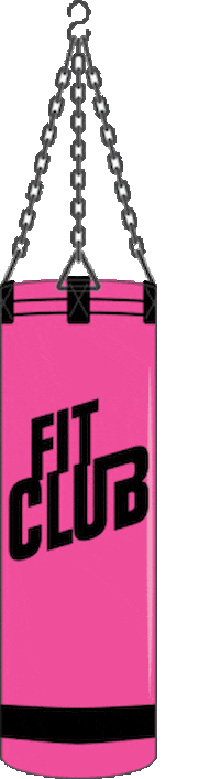 FitClubLV punch box punching bag fitclublv Sticker
