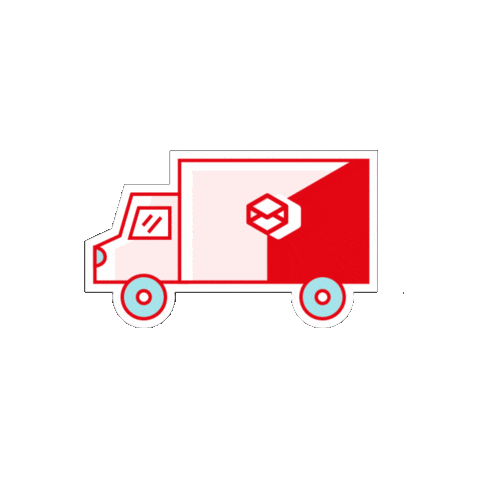 Bostamarketing giphyupload rocket parcel bosta van Sticker