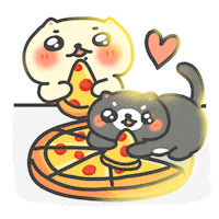 Pizza Eat Sticker
