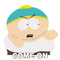 Lets Go Hurry Sticker by South Park