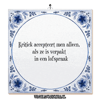 Respect Compliment Sticker by Tegelspreuken.nl
