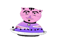 Cat Space Sticker