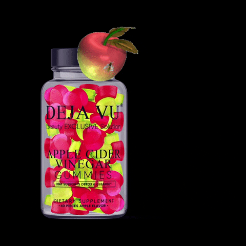 Dejavugummies giphyattribution apple detox applecider GIF